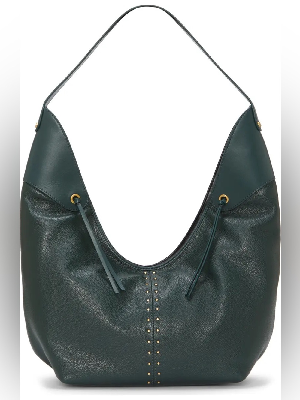 Vince Camuto Ganya Leather Hobo Bag in Green